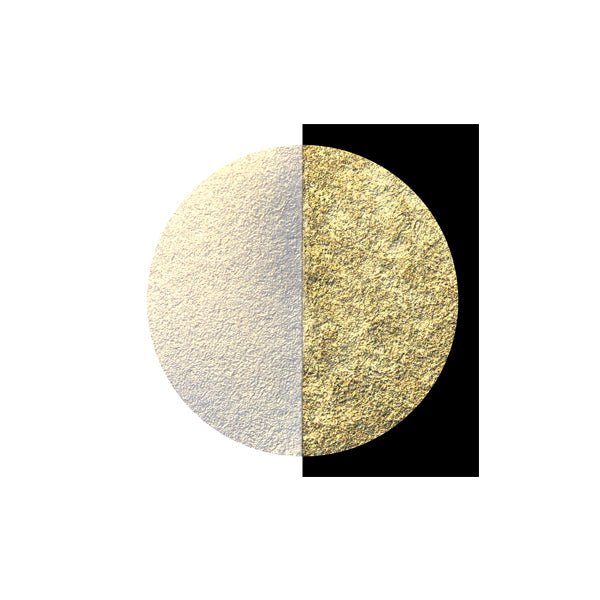 Coliro Finetec Watercolor - Single 30mm Pan - Fine Gold - Paper Plus Cloth