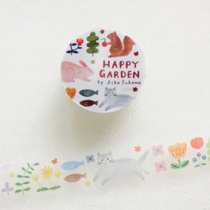 Cozyca Clear Tape - Aiko Fukawa - Happy Garden - Paper Plus Cloth
