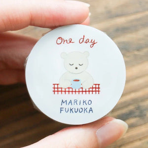 Cozyca Clear Tape - Mariko Fukuoka - One Day - Paper Plus Cloth