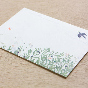 Cozyca Envelope Set 5pc - Omori Yuko - 20-456 Michikusa Bana - Paper Plus Cloth