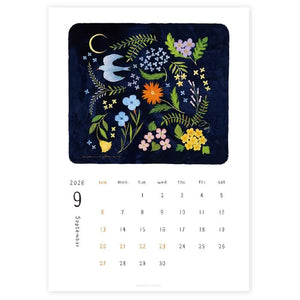 Cozyca x Midori Asano 2026 Wall Calendar