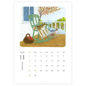 Cozyca x Midori Asano 2026 Wall Calendar