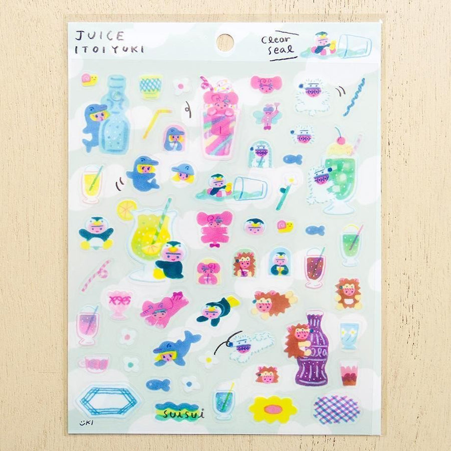 Cozyca x Yuki Itoi Sticker Seals - 22980 Juice
