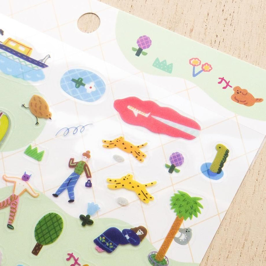 Cozyca x Suzuki Narumi Sticker Seals - 22983 One Day in the Town