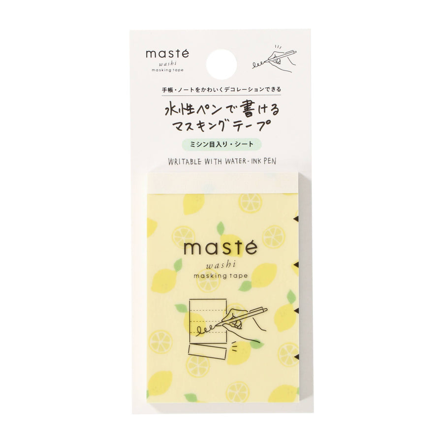 Mark's 2027 Japanese Washi Tape Pre-cut Sheets / maste: Fruit B