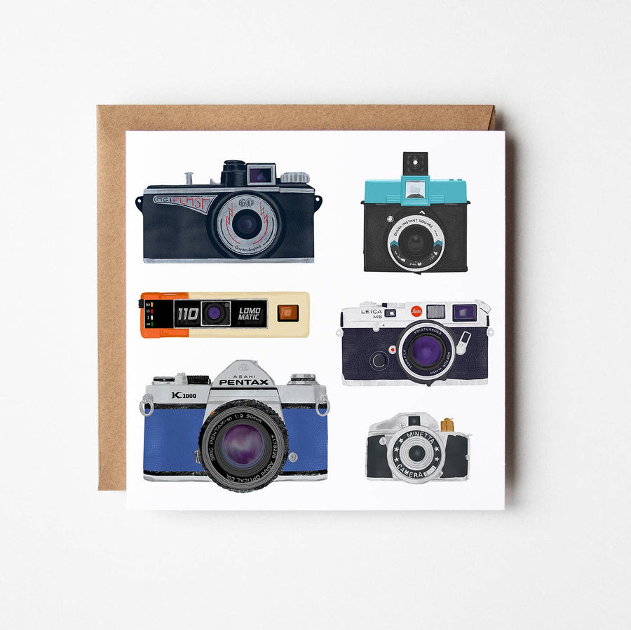 Design Smith - Point and Shoot - blank camera greetings card