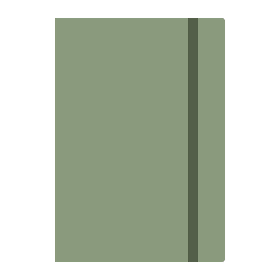 Mark's 2027 A5 Weekly Vertical EDiT Planner (Jan - Dec 2027): Smoke Green