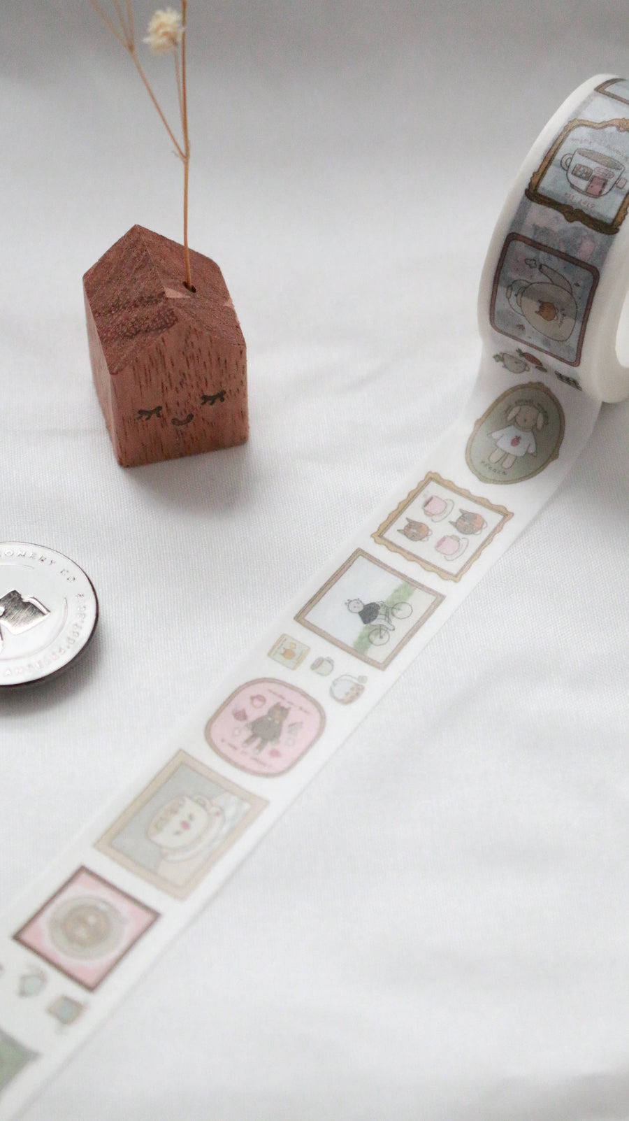 Kuboandlucy x Dana Ate Oatmeal 20mm Washi Tape - Saturday at the Cafe