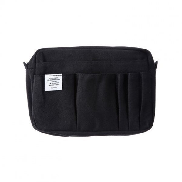 Delfonics Medium Carrying Pouch - Black - Paper Plus Cloth