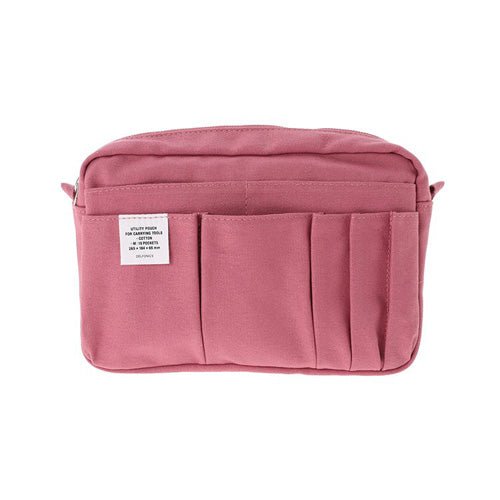 Delfonics Medium Carrying Pouch - Pink - Paper Plus Cloth