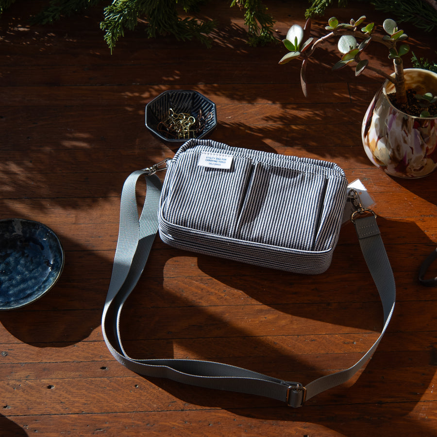 Delfonics Small Carrying Pouch - Hickory Stripe