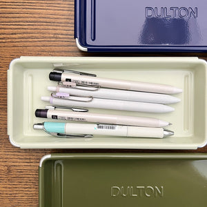 Dulton Metal Pen Tray - Ivory - Paper Plus Cloth