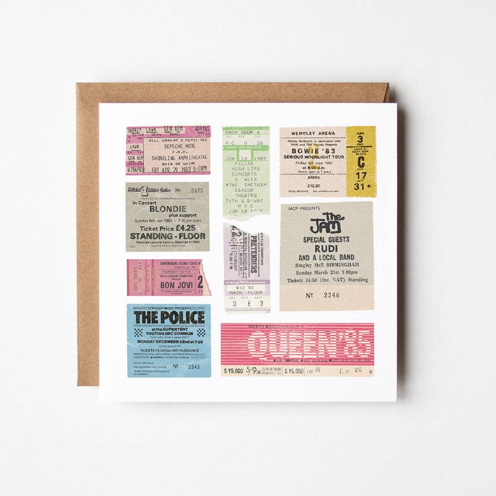 Design Smith - Eighties - blank greetings card