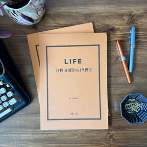 Life Typewriting Paper Pad - 50 sheets