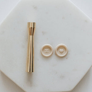 Written Word Calligraphy - Heart and Lettermail Mini Wax Seal