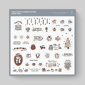 Take A Note Washi Stickers Foil Stamped - Sketch & Shine