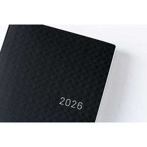 2026 Hobonichi A6 HON: Paper Series - Black Gingham