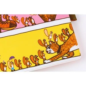 2026 Hobonichi COVER A5: 100%ORANGE - Where’s the Squirrel Going