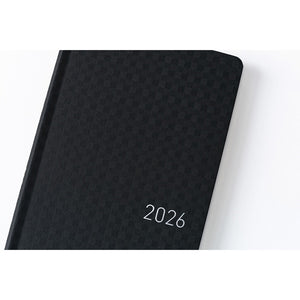 2026 Hobonichi Weeks: Paper Series - Black Gingham