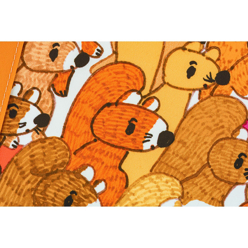 2026 Hobonichi COVER A6: 100%ORANGE - Squirrel Squadron