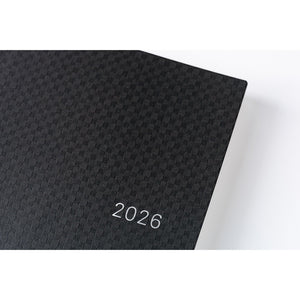 2026 Hobonichi A5 HON: Paper Series - Black Gingham