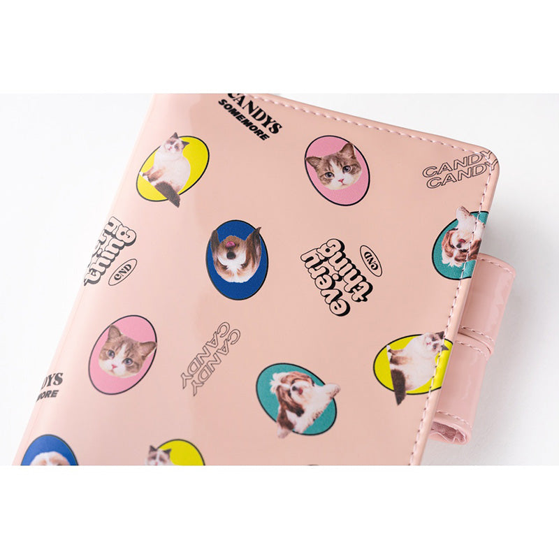 2026 Hobonichi COVER A6: Candy Stripper - Random Dog & Cat (Pink)