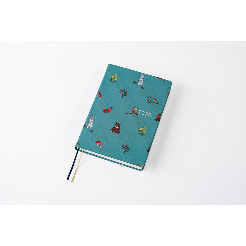 2026 Hobonichi A6 HON: Bow & Tie - In the Forest