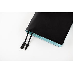 2026 Hobonichi COVER A6: Colors - Black x Clear Blue