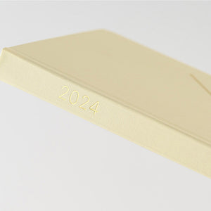 IN STOCK: 2024 Hobonichi A6 HON - Slash Ivory (Japanese)