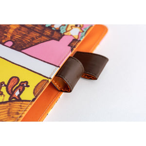 2026 Hobonichi COVER A5: 100%ORANGE - Where’s the Squirrel Going