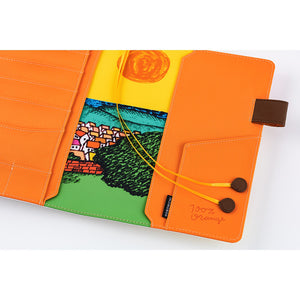 2026 Hobonichi COVER A5: 100%ORANGE - Where’s the Squirrel Going