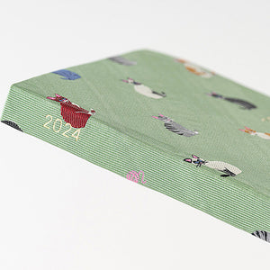 IN STOCK: 2024 Hobonichi A6 HON - Bow & Tie: Cats & Me JPN