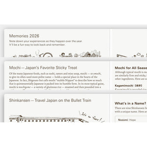 2026 Hobonichi A6 English Planner Book