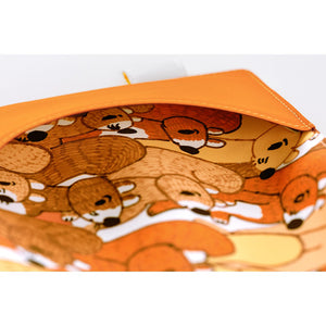 2026 Hobonichi COVER A6: 100%ORANGE - Squirrel Squadron