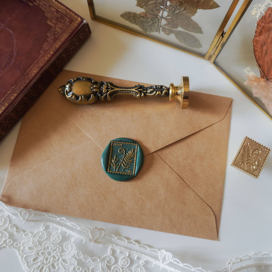 Note & Wish - Fern Post Wax Seal Stamp Set