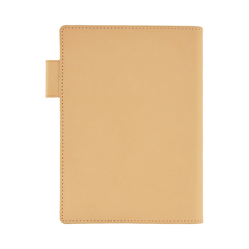 2027 Hobonichi A6 5-Year Techo COVER: Hobonichi 5-Year Techo Leather Cover (Natural)
