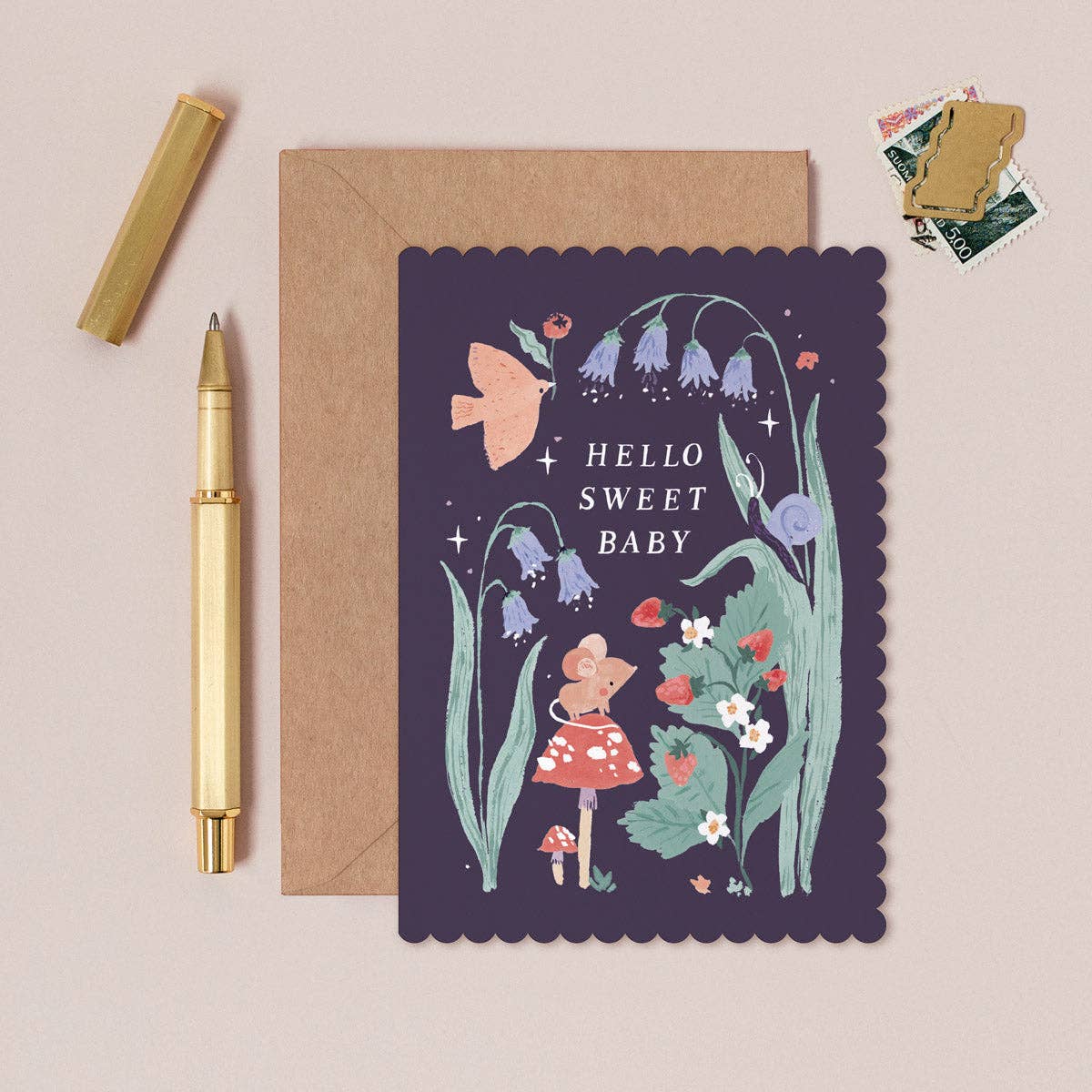Sister Paper Co. - Woodland New Baby Card | Newborn Baby Greeting Cards
