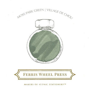 Ferris Wheel Press 38ml - Moss Park Green Ink - Paper Plus Cloth