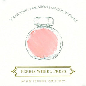 Ferris Wheel Press 38ml - Strawberry Macaron Ink - Paper Plus Cloth