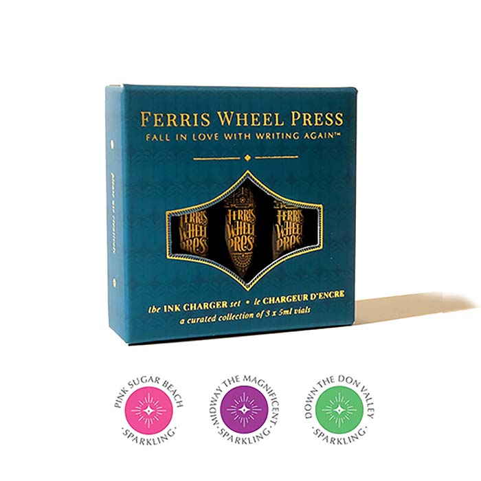 Ferris Wheel Press Ink Charger Set - The Sugar Beach Collection - Paper Plus Cloth