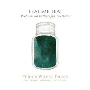 Ferris Wheel Press Professional Calligraphy Ink 28ml - Teatime Teal - Paper Plus Cloth