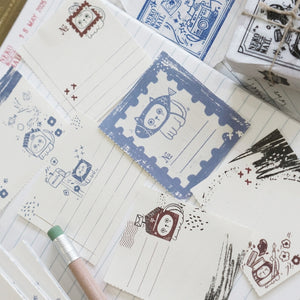 Black Milk Project Neko Mail - Perforated memo pad