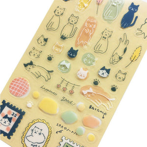 Furukawa Ltd Edition Clear Collage Stickers - Cat QS184 - Paper Plus Cloth