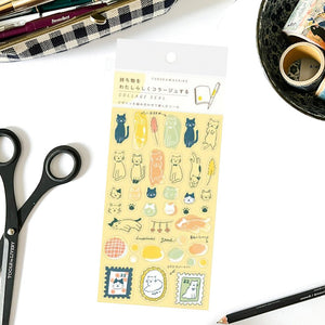 Furukawa Ltd Edition Clear Collage Stickers - Cat QS184 - Paper Plus Cloth