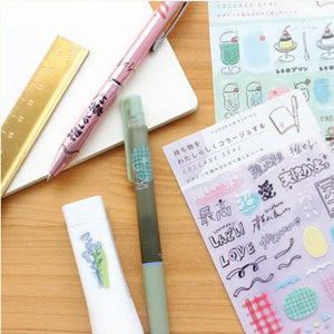Furukawa Ltd Edition Clear Collage Stickers - Inu QS183 - Paper Plus Cloth