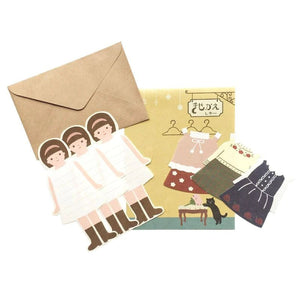 Furukawa Mini Letter Set - Doll LT590 Yellow - Paper Plus Cloth