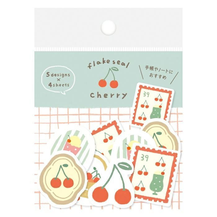 Furukawa Paper Paper Sticker Flakes - Cherry QSA194 - Paper Plus Cloth