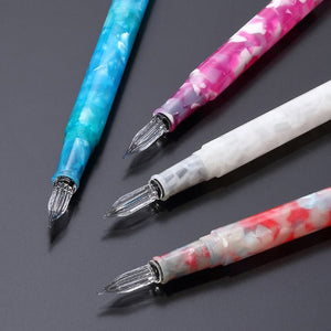 Guitar Glass Pen - Aurora Jelly Pink GLAAL-JP - Paper Plus Cloth