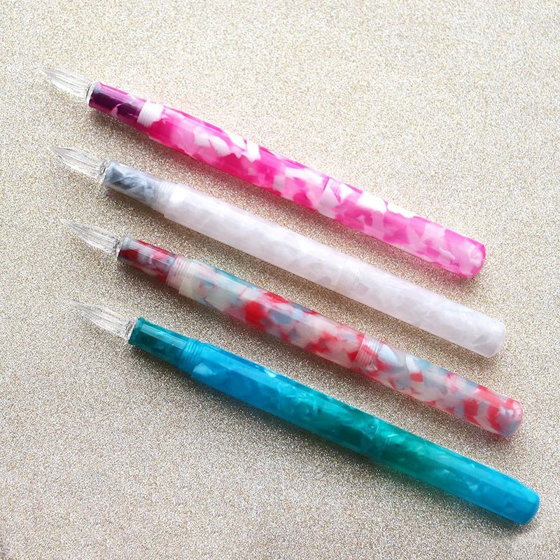 Guitar Glass Pen - Aurora Jelly White GLAAL-JW - Paper Plus Cloth