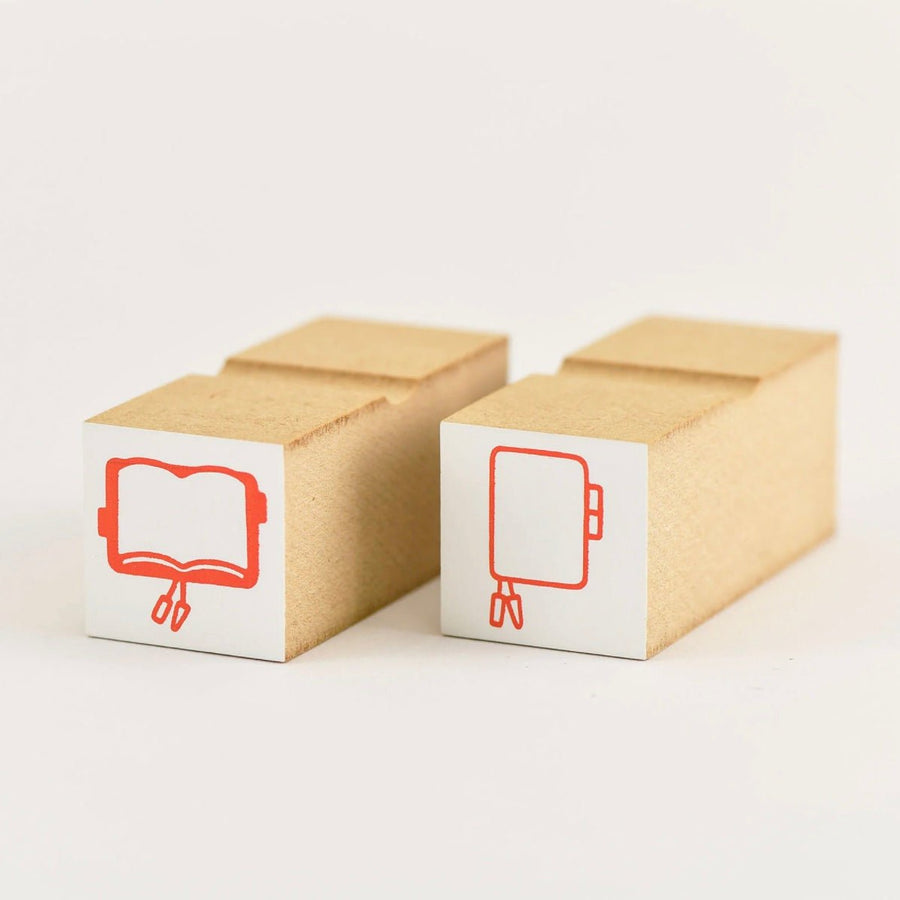Hobonichi Rubber Stamps - Interior or Exterior - Paper Plus Cloth